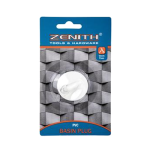 Basin Plug, White PVC 